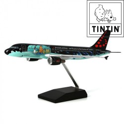 Tintin Figurine: The plane Airbus Air Brussels - Model A320 Rackham - Moulinsart - 37,5cm