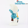 20101: Schlumpf Fischer mit dunkelbrauner Angel – Bully oder Schleich – 5,5 cm