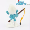 20101: Smurf Fisherman with dark brown fishing rod – Bully or Schleich – 5.5 cm
