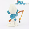 20101: Smurf Fisherman with light brown fishing rod – Bully or Schleich – 5.5 cm