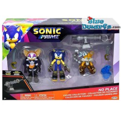 Sonic the Hedgehog -  set da gioco - 3 figurine - Jakks Pacific - +/- 8cm
