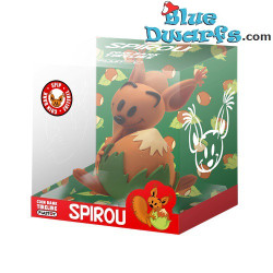 Spirou - tirelire - Tirelire Spip et la noisette - Plastoy - 13,5cm