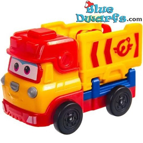 Remi - Super Wings Articulated Action - Figura  camion betoniera - 7cm