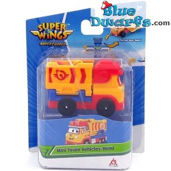 Remi - Super Wings Articulated Action - betonmixer - 7cm