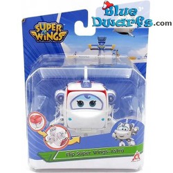 Flip Astra - Super Wings Articulated Action - Figurine avion spatial - 13cm