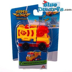 Mini Team Remi - Super Wings Articulated Action - Figurine camion malaxeur - 7cm
