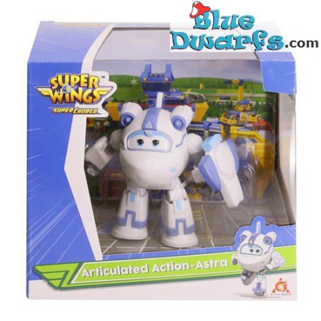 Articulated Action Astra - Super Wings Articulated Action - Flugzeug Spielfigur - 7cm