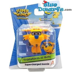 Supercharged Donnie - Super Wings Transform a Bots - helikopter - 6,5cm