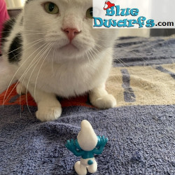 20077: Ondeugende smurf - daagt je uit - Schleich/ Bully - 5,5cm