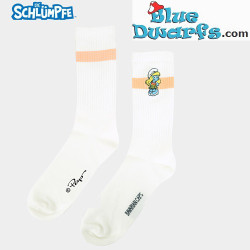 Smurfette in Bavarian costume - sports socks - Adults - Bavarian Caps - Size 36-40