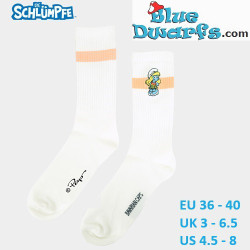 Schtroumpfette en costume bavarois - chaussettes de sport - Adultes - Bavarian Caps - Taille 36-40
