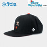 Gargamel, Azrael and the hidden Smurf - Baseball cap for Adults - Snapback - black - Bavarian Caps - 58cm