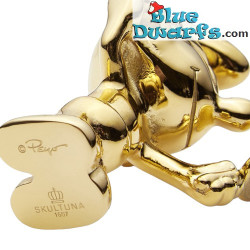 Gouden Smurfen - Complete set van 6 smurfen - Skultuna - 55mm