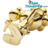 Gold Smurfs - Complete set of 4 smurfs - Skultuna - 55mm