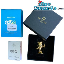 Gold Smurfs - Complete set of 4 smurfs - Skultuna - 55mm