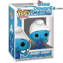 4 De Smurfen Funko Pop! figuren - Complete set - Funko Pop! - Serie 3 - 2024 - 9 x 12 x 15 cm