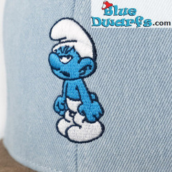 Moppersmurf - Baseballcap voor kinderen - Snapback - Lichtblauw - Bavarian Caps - 56cm