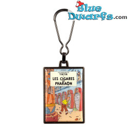 Cigars of the Pharaoh Cover - Tintin Keychain - Metal - 5.5x4cm