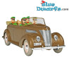 Tintin escorté sous bonne garde - La décapotable de l'embuscade - 1937 - Voiture de Tintin - Échelle 1/24 - N° 50