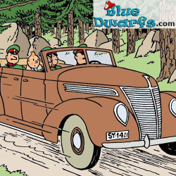 Tintin escorted under guard - The Convertible Ford - 1937 - Tintin Car - Scale 1/24 - No. 50