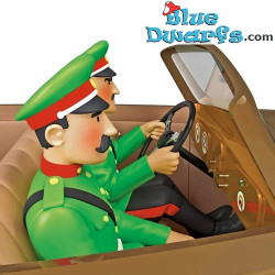 Tintin escorté sous bonne garde - La décapotable de l'embuscade - 1937 - Voiture de Tintin - Échelle 1/24 - N° 50