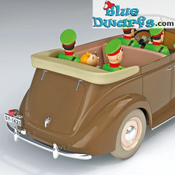 Tintin escorté sous bonne garde - La décapotable de l'embuscade - 1937 - Voiture de Tintin - Échelle 1/24 - N° 50