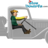 Il carro attrezzi 'Depannage Luxor' - Ford BB Model 79 1/2 Ton Medium Duty - 1937 - Auto di Tintin - Scala 1/24 - Nr. 60