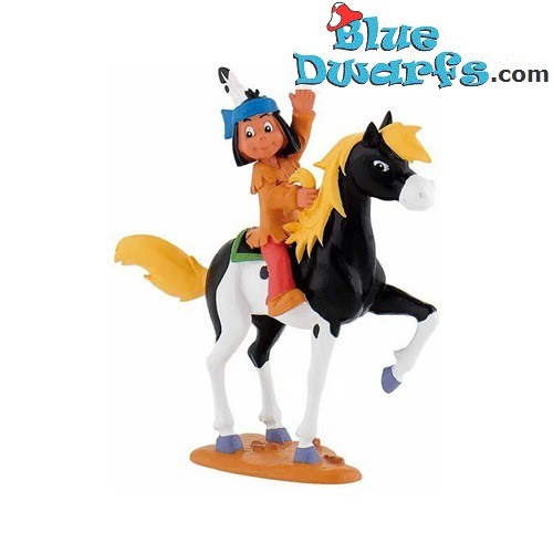 Yakari avec Petit Tonnerre - Figurine - Bullyland - 9cm