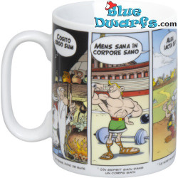 Asterix und Obelix in lateinischen Comics - Veni Vidi Vici - Keramik - Asterix- und Obelix-Tasse - 490ML