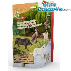 Schleich Wildlife - Kit de jeu -  Sachet Blind bag 3 animaux - Wild Life - 87956