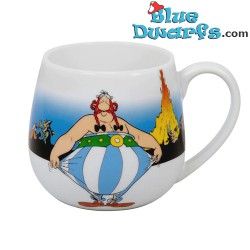 Ich bin nicht dick/ I'm not big - Ceramic Asterix and Obelix Mug - 420ML