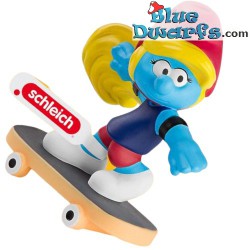 Smurfin op Skateboard - Mc Donalds Happy Meal - Schleich - 2024 - 5,5cm