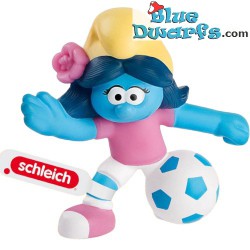 Smurfblossom playing soccer - Mc Donalds Happy Meal - Schleich - 2024 - 5,5cm