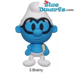Brainy Smurf - Sammlerstück Taschenclip Schaum - Monogram - 5cm