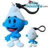 Jokey Smurf- Collectible a Bag Clip Foam - Monogram - 5cm