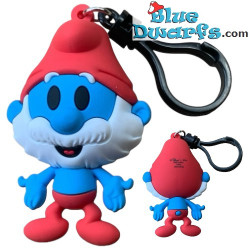 Papa smurf - Collectible a Bag Clip Foam - Monogram - 5cm