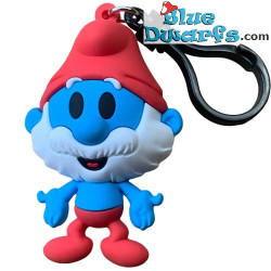 Papa Pitufo - Clip para Bolsa Coleccionable de Espuma - Monogram - 5cm