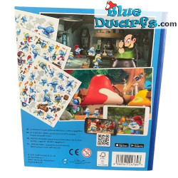 Schlümpfe Stickeralbum - Seiten zum Einkleben der Sticker enthalten - 220 Sticker