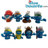 Smurf met groene Indiase hoofdband - Smurf Indianen 2019 - potloodtopper - Dairy4Fun - 4,5cm