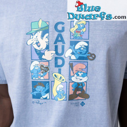 Bavarian Caps - Smurfen T-shirt Heren - Volksfeest Pret