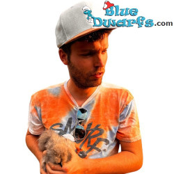Grouchy Smurf - Baseball cap for Adults - Snapback - Light Blue - Bavarian Caps - 58cm