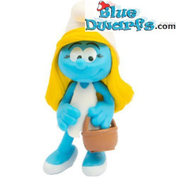 Puffetta con Borsa Marrone - Figurina Puffo - Giochi Preziosi - 2024 - 5,5 cm