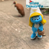 Smurfette with brown bag - Smurf figurine - Giochi Preziosi - 2024 - 5,5cm