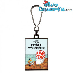 L'Étoile mystérieuse - Porte-clés Tintin - Métal - 5,5x4cm