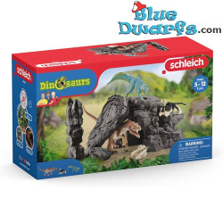 Kit de dinosaures avec grotte - Animaux Schleich - 41461