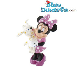Minnie Maus mit Hund - Disney Figur - Bullyland - 7 cm