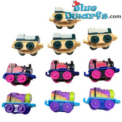 Thomas the Train - 10 Mini Trains - 4,5 x 1,5 x 2,5 cm