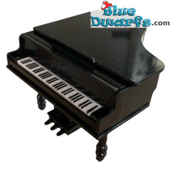 Miniatuur Piano met stoel - Smurfen Decoratie Product - Smurf Niet Inbegrepen - 9x8 cm