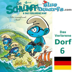 Comic Buch - Die Schlümpfe und das verlorene Dorf 06 - Die Wandernde Insel - Deutch