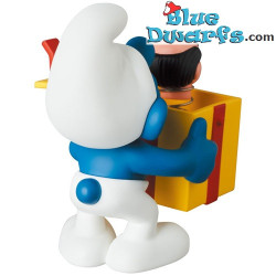 40247: Lolsmurf met Doos - UDF - 2023 - Medicom - 8cm